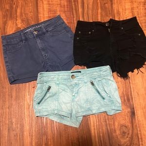American Eagle shorts 3 pairs